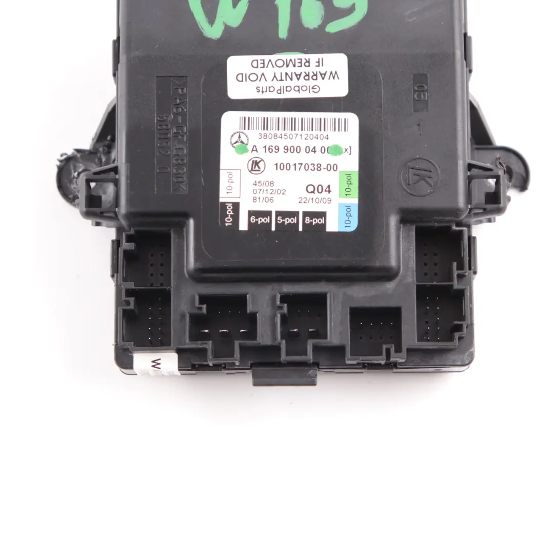 Mercedes W169 W245 Modulo porta Unità di controllo anteriore destra - SKU A1699000400 - Numero di parte A1699000400