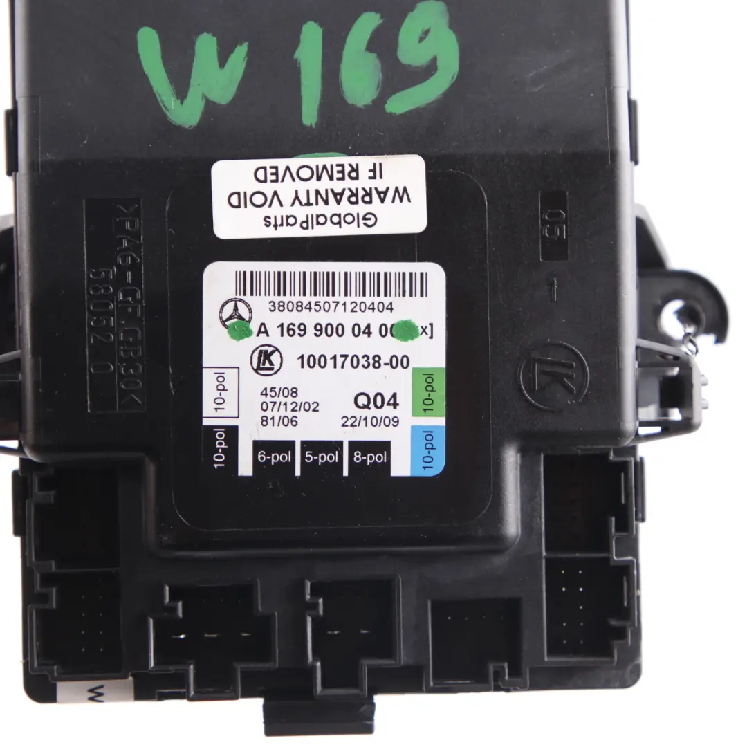 Door Module Mercedes W169 W245 Control Unit Front Right O/S to with Part number A1699000400 Door Module Mercedes W169 W245 Control Unit Front Right O/S - SKU A1699000400 - Part number A1699000400