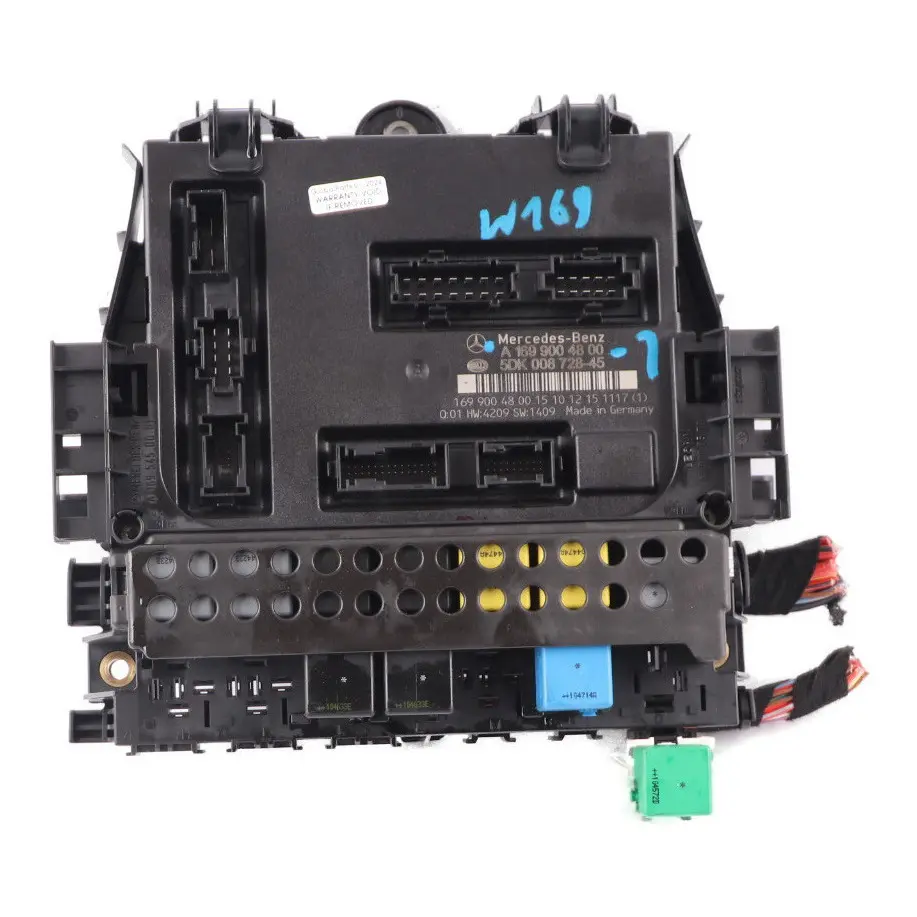 Mercedes W169 W245 SAM Control Module ECU Fuse Box - SKU A1699004800-1 - Part number A1699004800