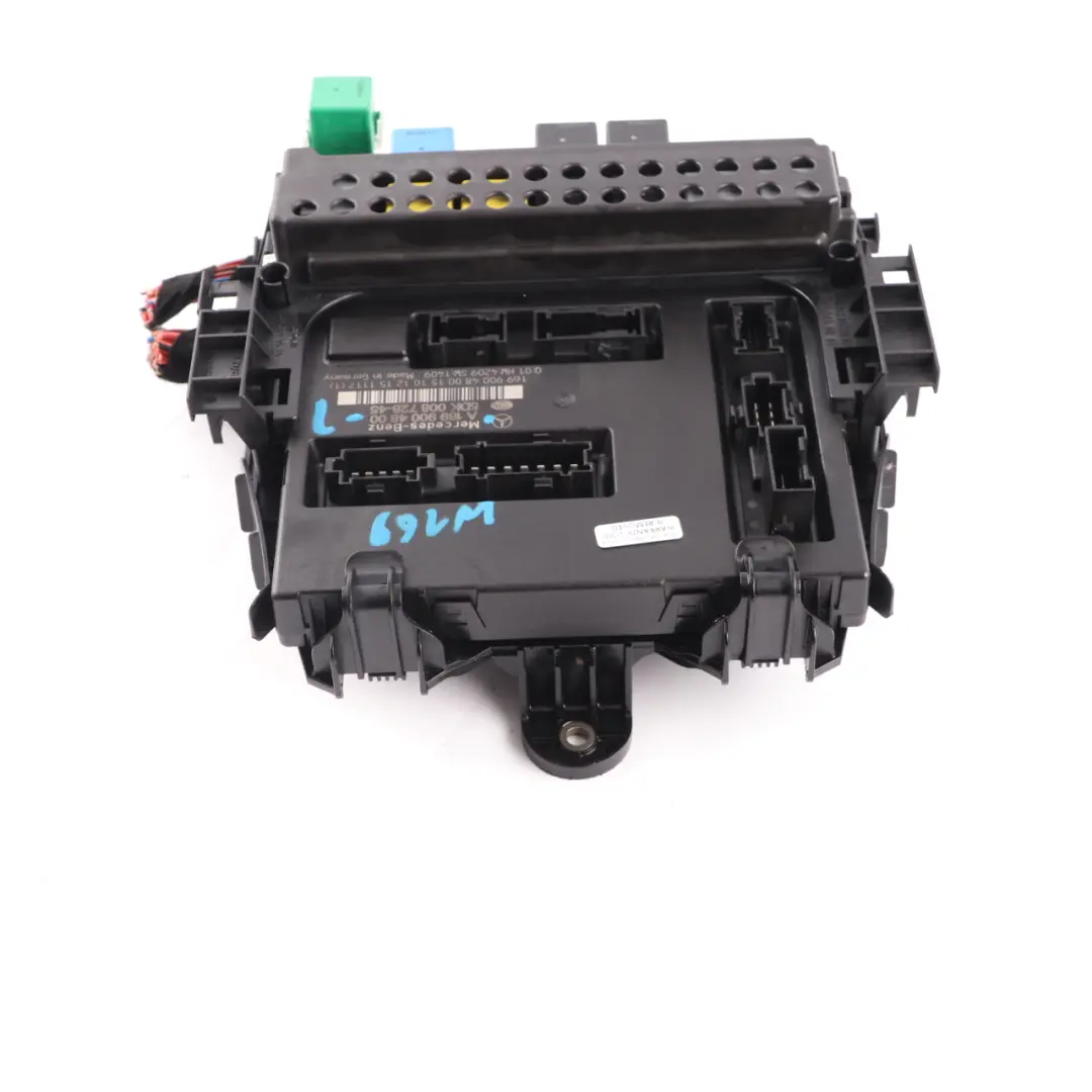 SAM Steuermodul ECU Sicherungskasten für Mercedes W169 W245 mit Teilenummer A1699004800 Mercedes W169 W245 SAM Steuermodul ECU Sicherungskasten - SKU A1699004800-1 - Teilenummer A1699004800