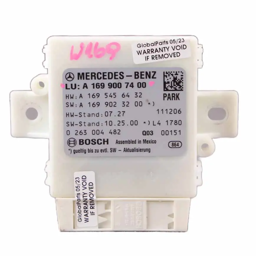  Parking Sensor Mercedes W169 W245 PDC Distance Control Unit Module - SKU A1699007400 - Part number A1699007400