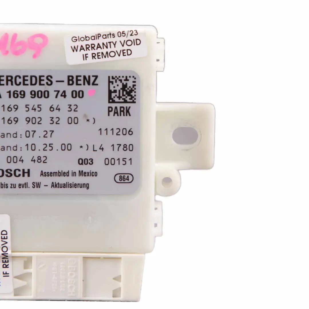  Parking Sensor Mercedes W169 W245 PDC Distance Control Unit Module - SKU A1699007400 - Part number A1699007400
