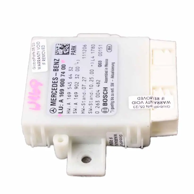 PDC Parking Sensor Distance Control Module pour Mercedes W169 W245 à propos du numéro de pièce A1699007400 Mercedes W169 W245 PDC Parking Sensor Distance Control Module - SKU A1699007400 - Numéro de pièce A1699007400