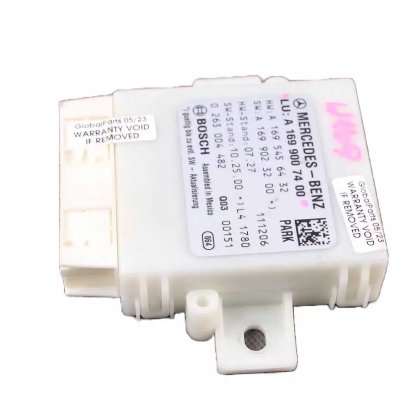 PDC Parksensor Abstandsregelmodul für Mercedes W169 W245 mit Teilenummer A1699007400 Mercedes W169 W245 PDC Parksensor Abstandsregelmodul - SKU A1699007400 - Teilenummer A1699007400
