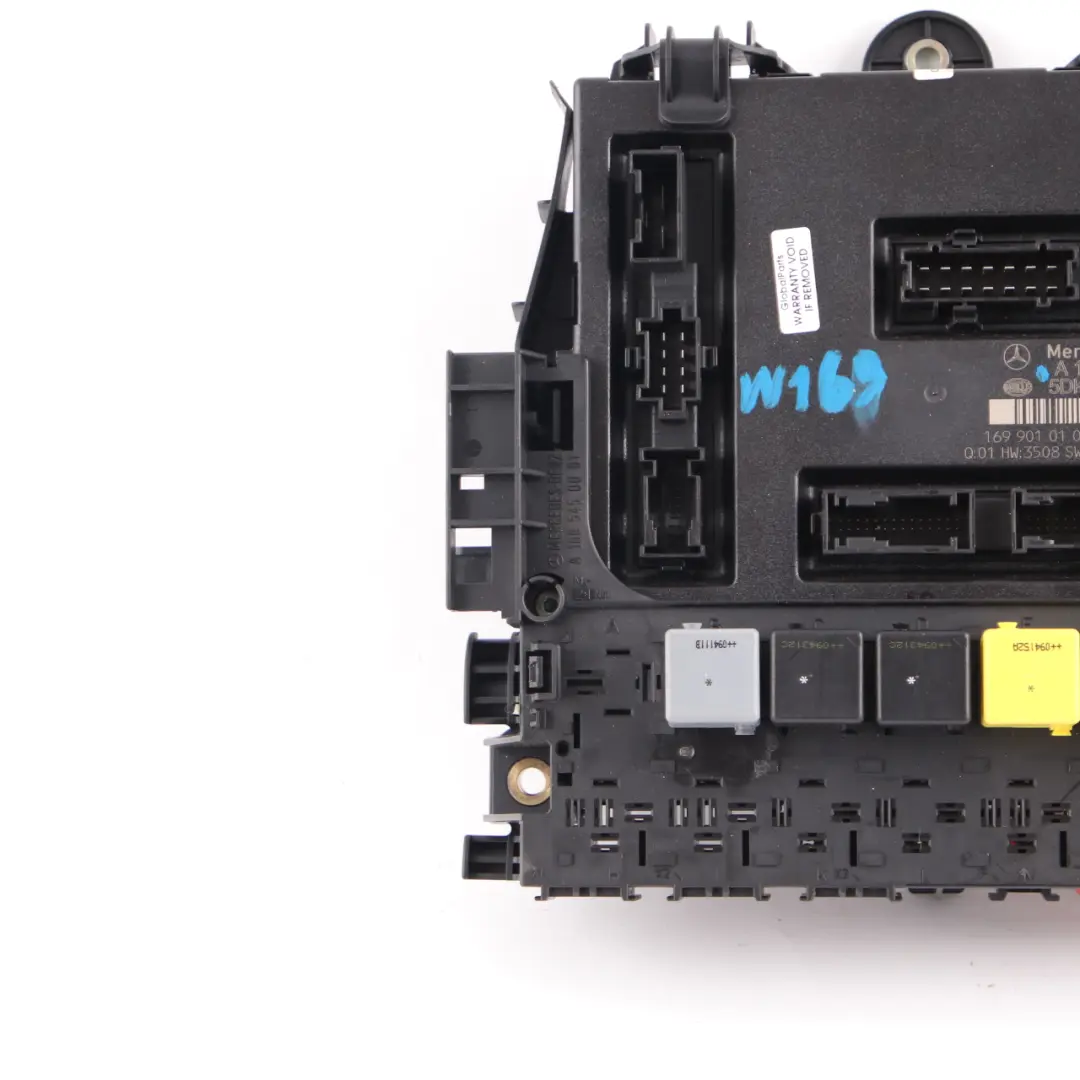  Caja de fusibles Mercedes W169 W245 Sam Control Module Unit ECU - SKU A1699010100-1 - Número de pieza A1699010100