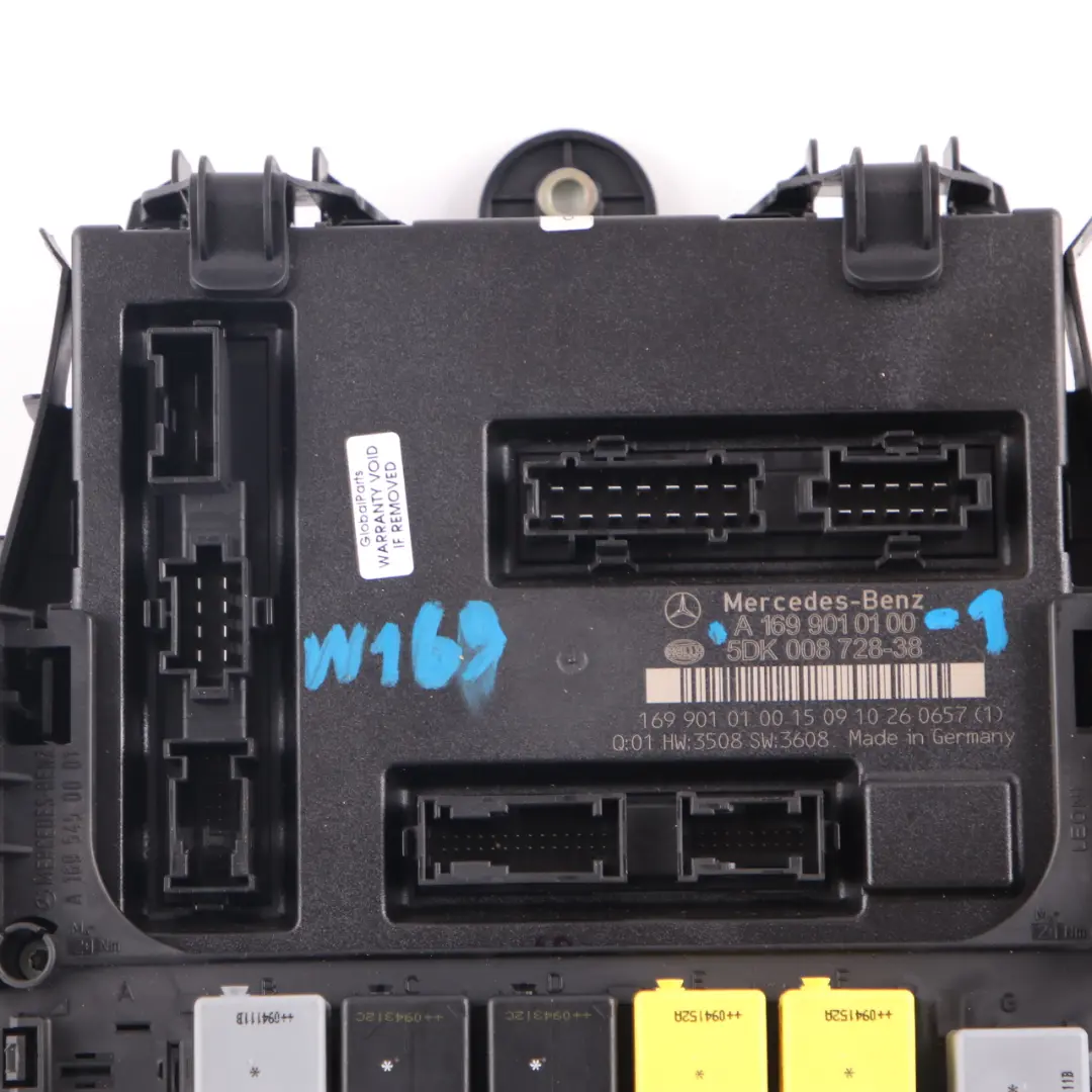 Boîte à fusibles Mercedes W169 W245 Sam Control Module Unit ECU pour à propos du numéro de pièce A1699010100 Boîte à fusibles Mercedes W169 W245 Sam Control Module Unit ECU - SKU A1699010100-1 - Numéro de pièce A1699010100