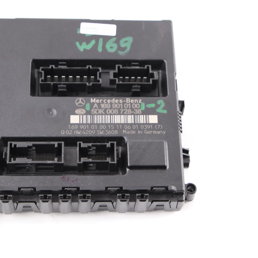  Fuse Box Mercedes W169 W245 SAM Body Control Module Unit ECU - SKU A1699010100-2 - Part number A1699010100