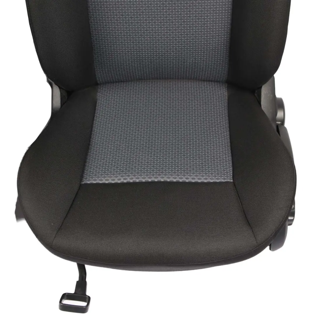  Seats Mercedes W169 A-Class Cloth Fabric Set Front Rear Seat Black Anthracite - SKU A1699100046-SET - Part number A1699100046