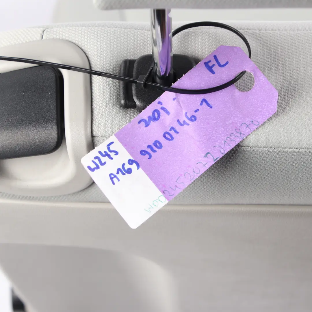 Front Seat Mercedes W245 Cloth Fabric Left N/S Interior Grey to with Part number A1699100146 Front Seat Mercedes W245 Cloth Fabric Left N/S Interior Grey - SKU A1699100146-1 - Part number A1699100146