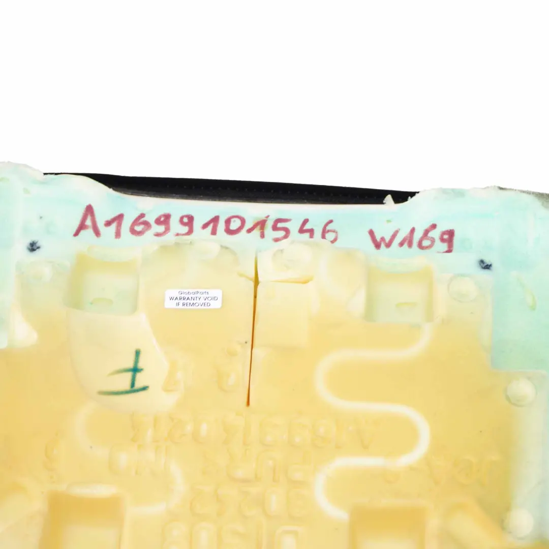 Mercedes W169 Asiento Delantero Tapizado Cuero Negro Antracita - SKU A1699101546 - Número de pieza A1699101546