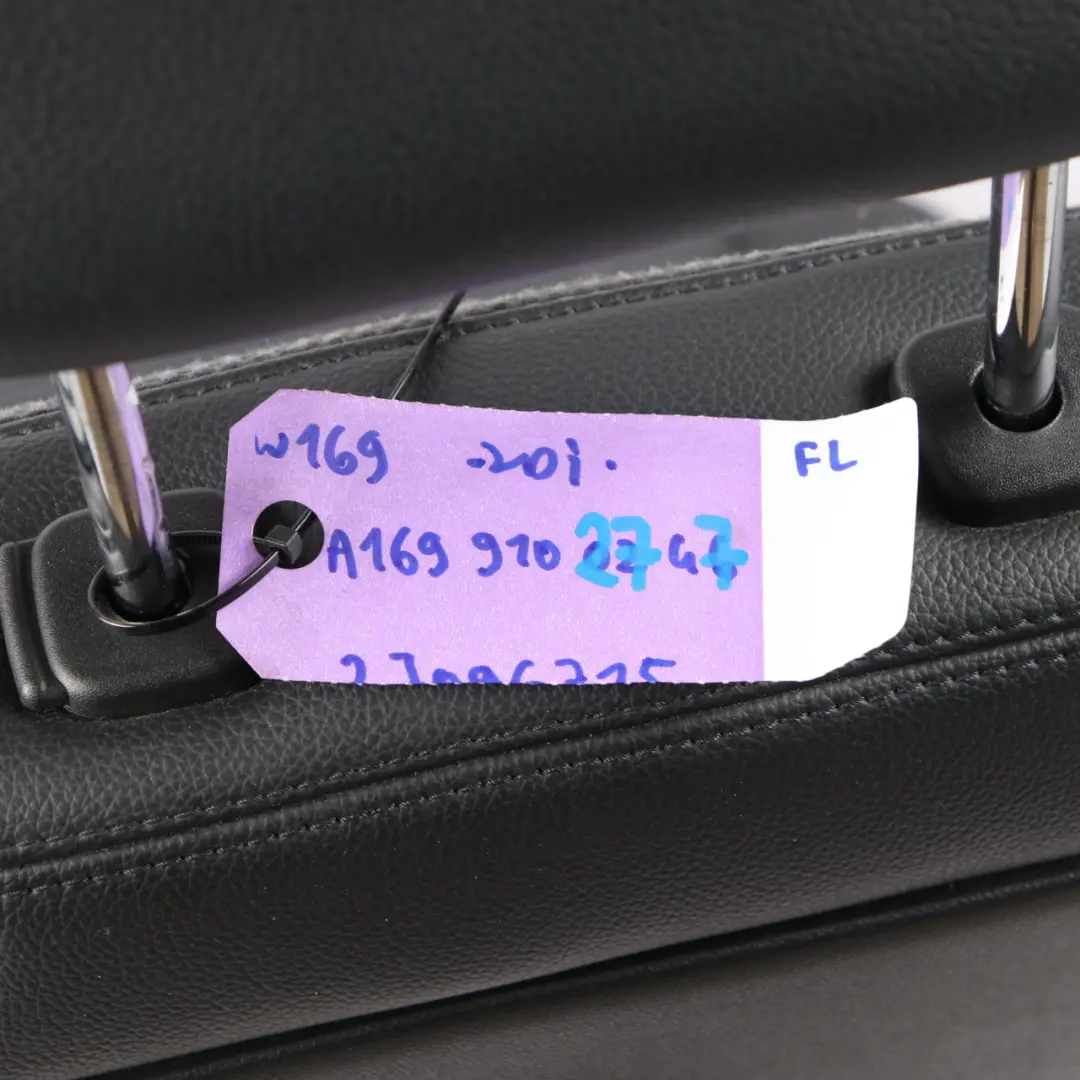 Cloth Fabric Leather Front Left N/S Seat Black Anthracit to Mercedes W245 with Part number A1699102747 Mercedes W245 Cloth Fabric Leather Front Left N/S Seat Black Anthracit - SKU A1699102747 - Part number A1699102747