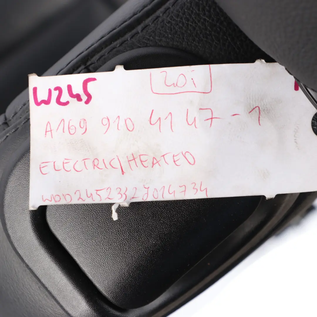 Front Seat Mercedes W245 Left N/S Heated Leather Semi-Aniline Black Electric to with Part number A1699104147 Front Seat Mercedes W245 Left N/S Heated Leather Semi-Aniline Black Electric - SKU A1699104147-1 - Part number A1699104147
