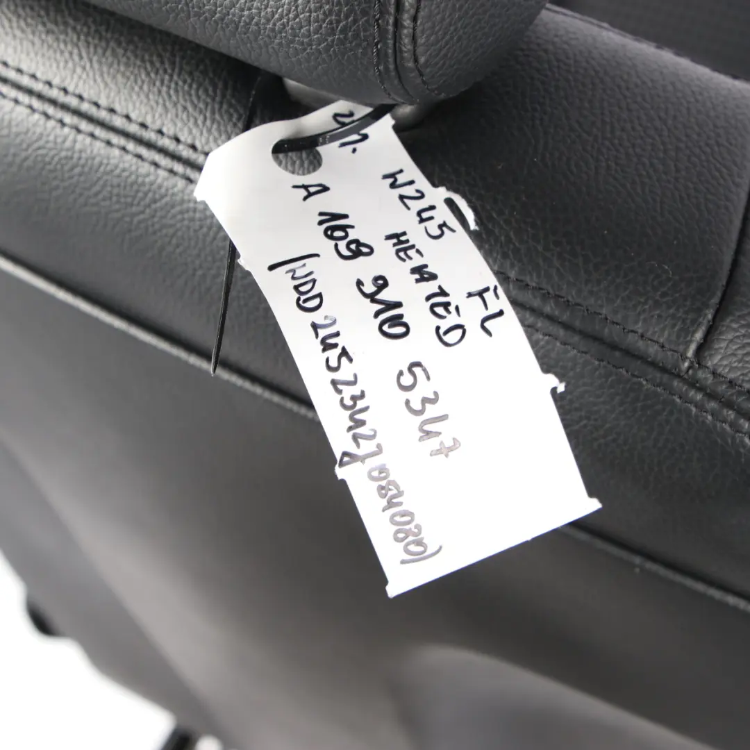 Mercedes-Benz W245 Front Left Sport Seat Cloth Leather Black Anthracit Heated to with Part number A1699105347 Mercedes-Benz W245 Front Left Sport Seat Cloth Leather Black Anthracit Heated - SKU A1699105347 - Part number A1699105347