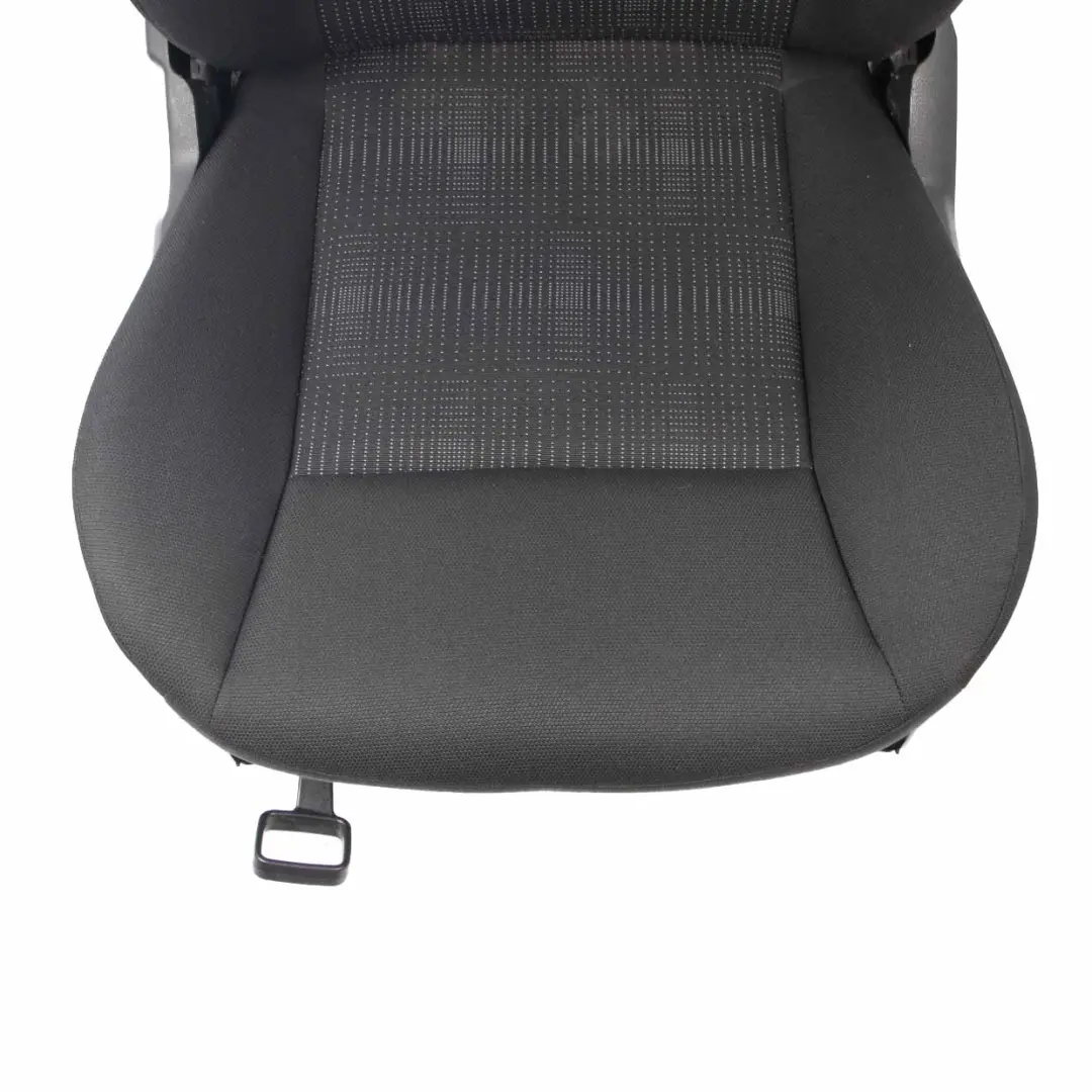 Mercedes W169 Vordersitz Stoff Stoff links Sitz Schwarz Anthrazit - SKU A1699106347-2 - Teilenummer A1699106347