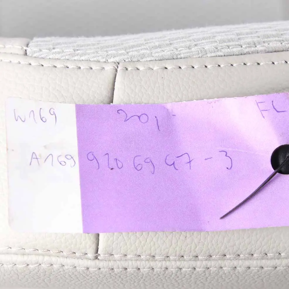 Front Seat Mercedes W169 Fabric Leather Left N/S Alpaca Grey to with Part number A1699106947 Front Seat Mercedes W169 Fabric Leather Left N/S Alpaca Grey - SKU A1699106947-3 - Part number A1699106947