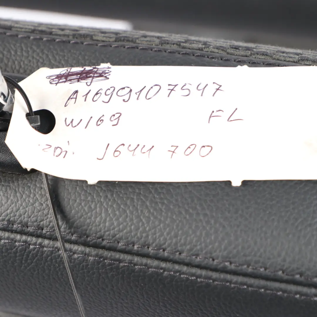  Front Seat Mercedes W169 Fabric Leather Left N/S Black Anthracite Folding - SKU rhd-A1699107547 - Part number A1699107547