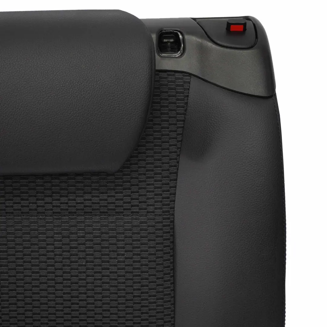 Backrest Left N/S Cover Cloth Leather Black Anthracite to Mercedes W169 Rear Seat with Part number A1699200316 Mercedes W169 Rear Seat Backrest Left N/S Cover Cloth Leather Black Anthracite - SKU A1699200316-1 - Part number A1699200316