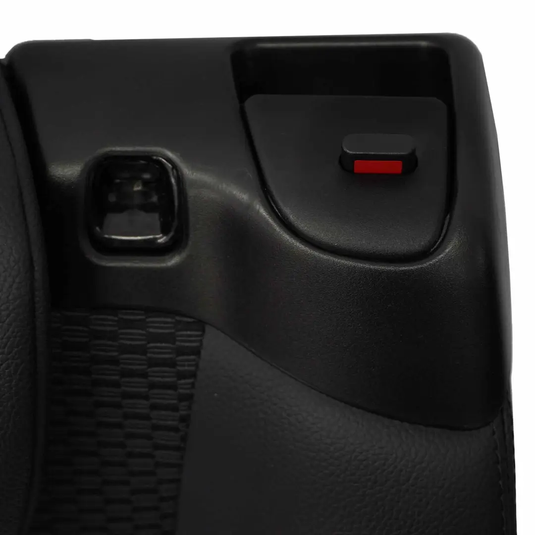 Mercedes W169 Dossier de siège arrière gauche Cover Tissu Cuir Noir Anthracite - SKU A1699200316-1 - Numéro de pièce A1699200316