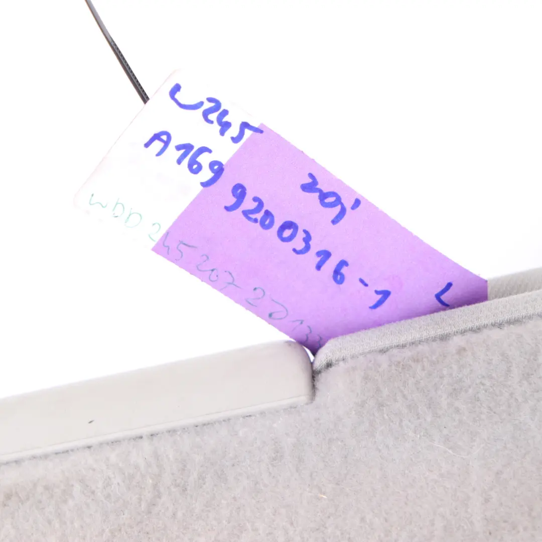 Backrest Left N/S Cover Cloth Fabric Grey to Mercedes W169 W245 Rear Seat with Part number A1699200316 Mercedes W169 W245 Rear Seat Backrest Left N/S Cover Cloth Fabric Grey - SKU A1699200316-3 - Part number A1699200316