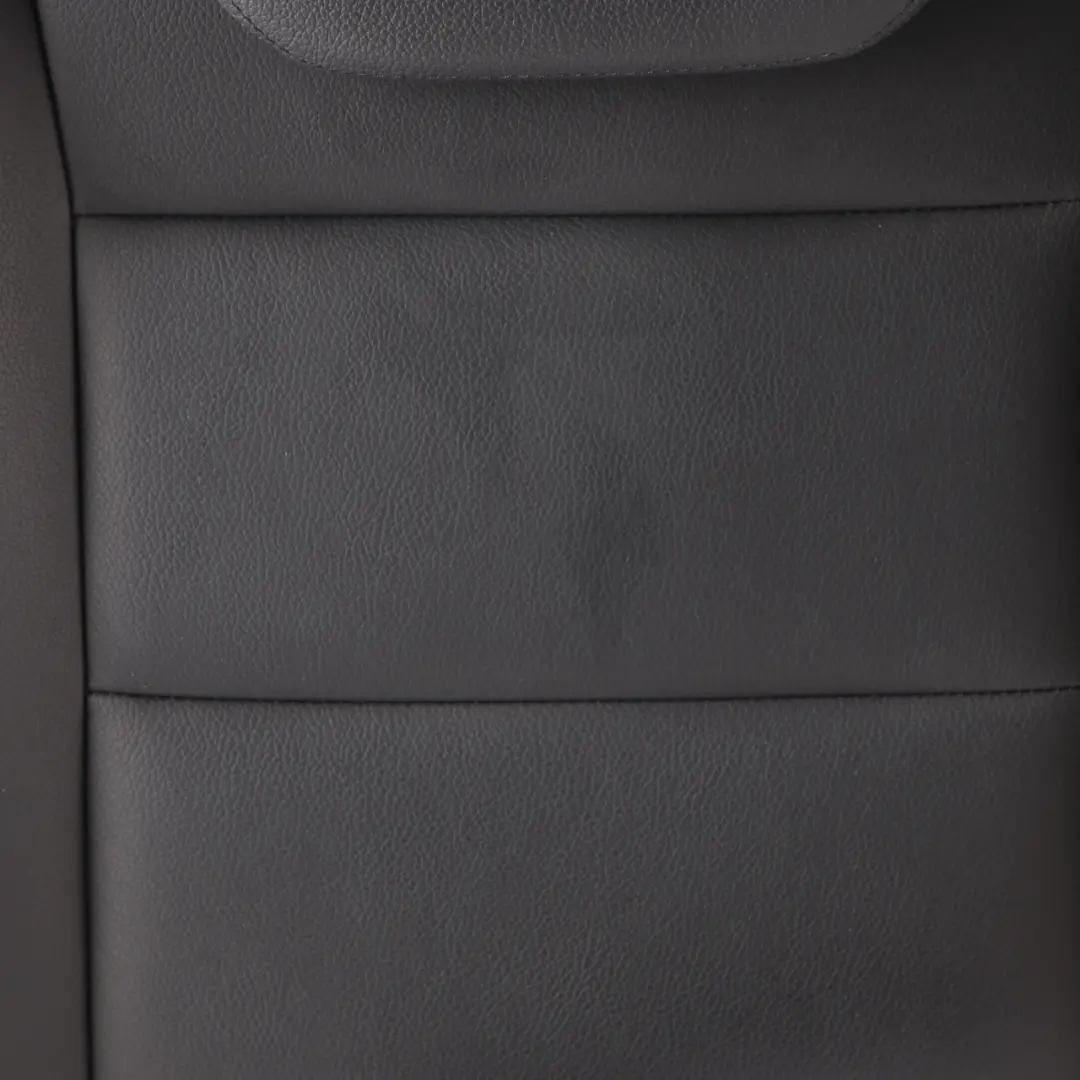 Backrest Left N/S Cover Leather Nappa Black to Mercedes W169 W245 Rear Seat with Part number A1699200316 Mercedes W169 W245 Rear Seat Backrest Left N/S Cover Leather Nappa Black - SKU A1699200316-2 - Part number A1699200316