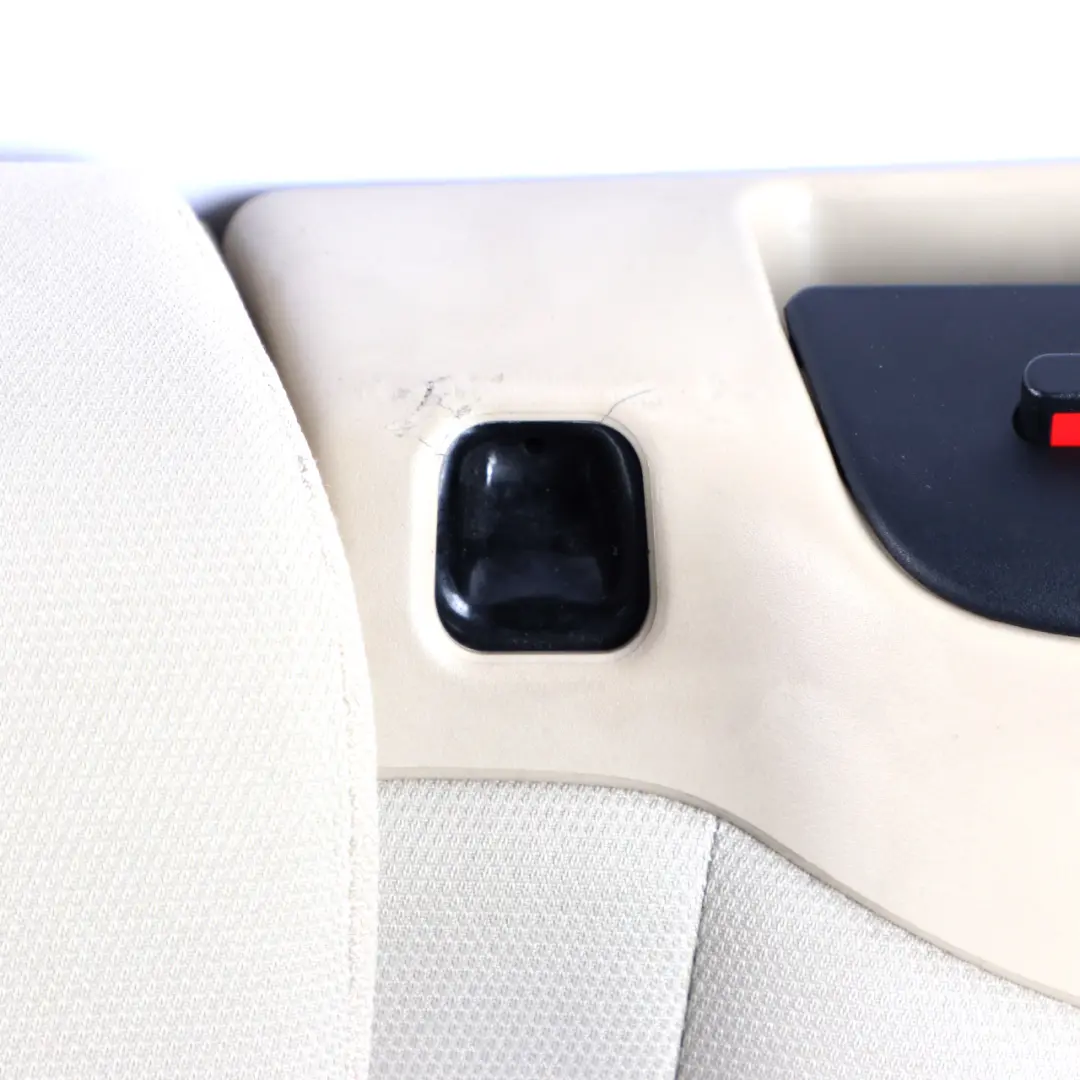 Backrest Left N/S Cover Cloth Fabric Beige to Mercedes W169 W245 Rear Seat with Part number A1699200316 Mercedes W169 W245 Rear Seat Backrest Left N/S Cover Cloth Fabric Beige - SKU A1699200316-4 - Part number A1699200316