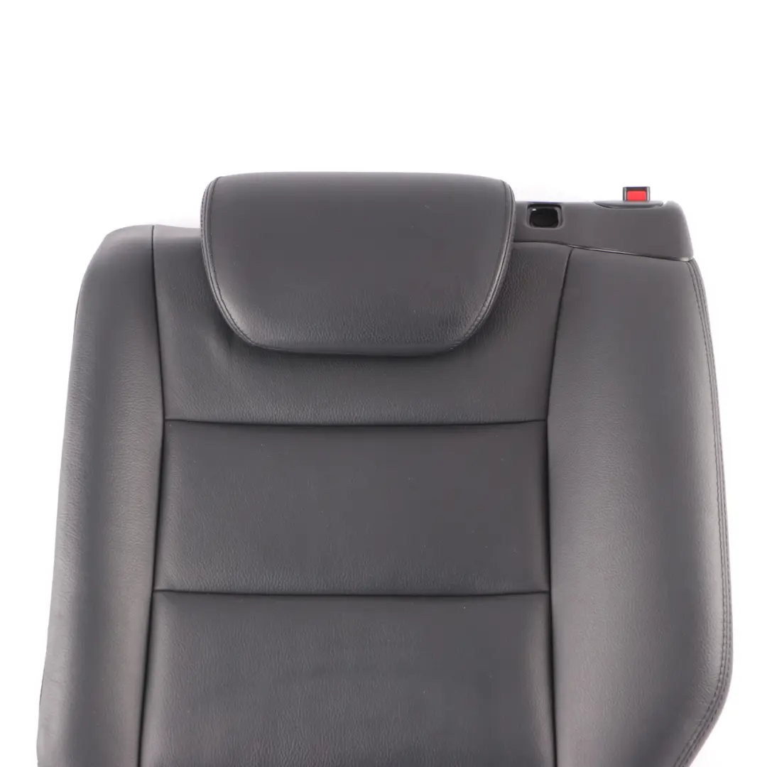 Backrest Left N/S Cover Leather Nappa Black to Mercedes W169 W245 Rear Seat with Part number A1699200316 Mercedes W169 W245 Rear Seat Backrest Left N/S Cover Leather Nappa Black - SKU A1699200316-5 - Part number A1699200316