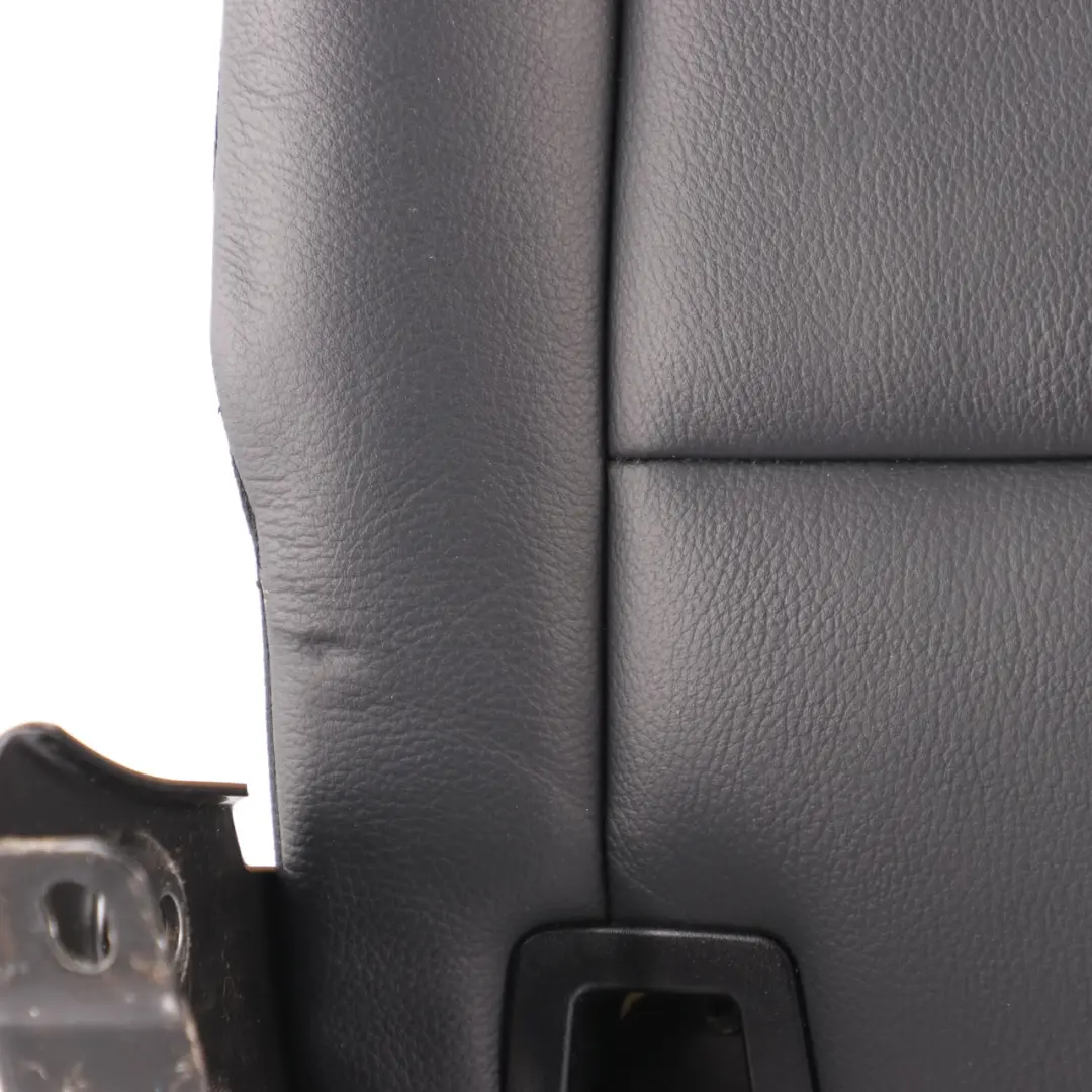 Backrest Left N/S Cover Leather Nappa Black to Mercedes W169 W245 Rear Seat with Part number A1699200316 Mercedes W169 W245 Rear Seat Backrest Left N/S Cover Leather Nappa Black - SKU A1699200316-5 - Part number A1699200316