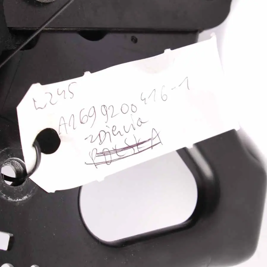 Backrest Rear Right Seat O/S Cloth Fabric Black Anthracite to Mercedes W169 W245 with Part number A1699200416 Mercedes W169 W245 Backrest Rear Right Seat O/S Cloth Fabric Black Anthracite - SKU A1699200416-1 - Part number A1699200416