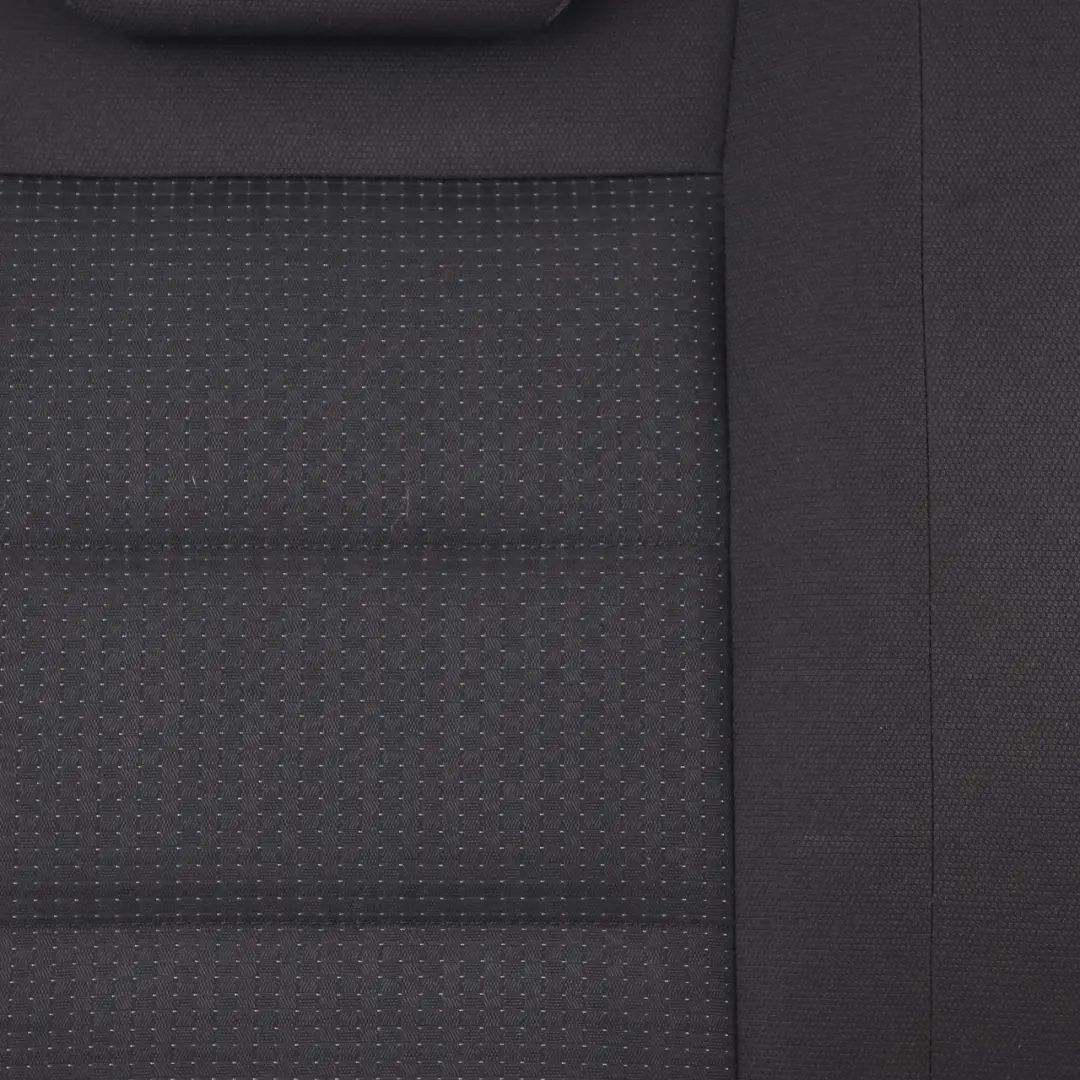 Backrest Rear Right Seat O/S Cloth Fabric Black Anthracite to Mercedes W169 W245 with Part number A1699200416 Mercedes W169 W245 Backrest Rear Right Seat O/S Cloth Fabric Black Anthracite - SKU A1699200416-1 - Part number A1699200416
