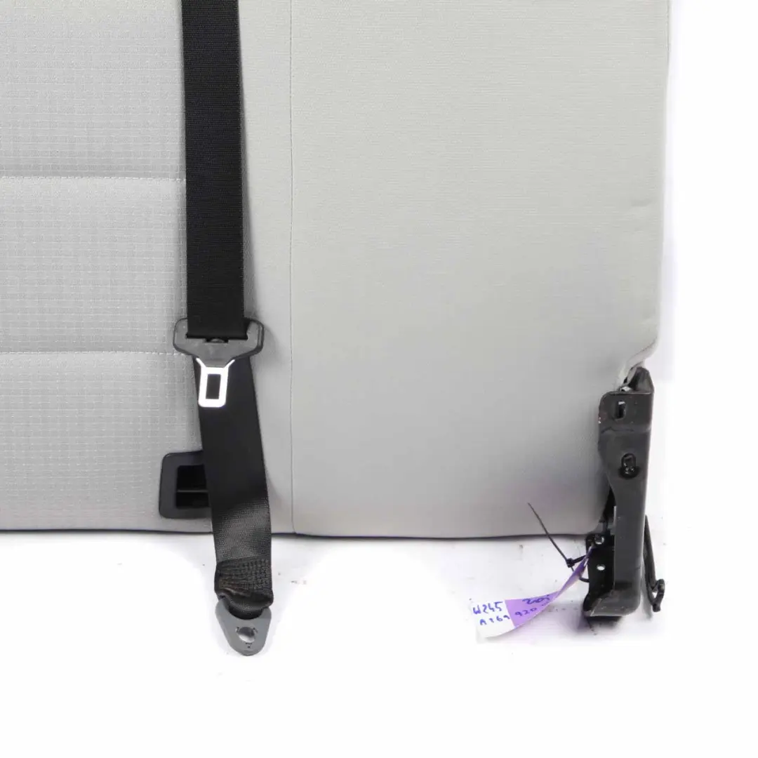 Mercedes W169 W245 Backrest Rear Right Seat O/S Back Cover Cloth Fabric Grey - SKU A1699200416-2 - Part number A1699200416