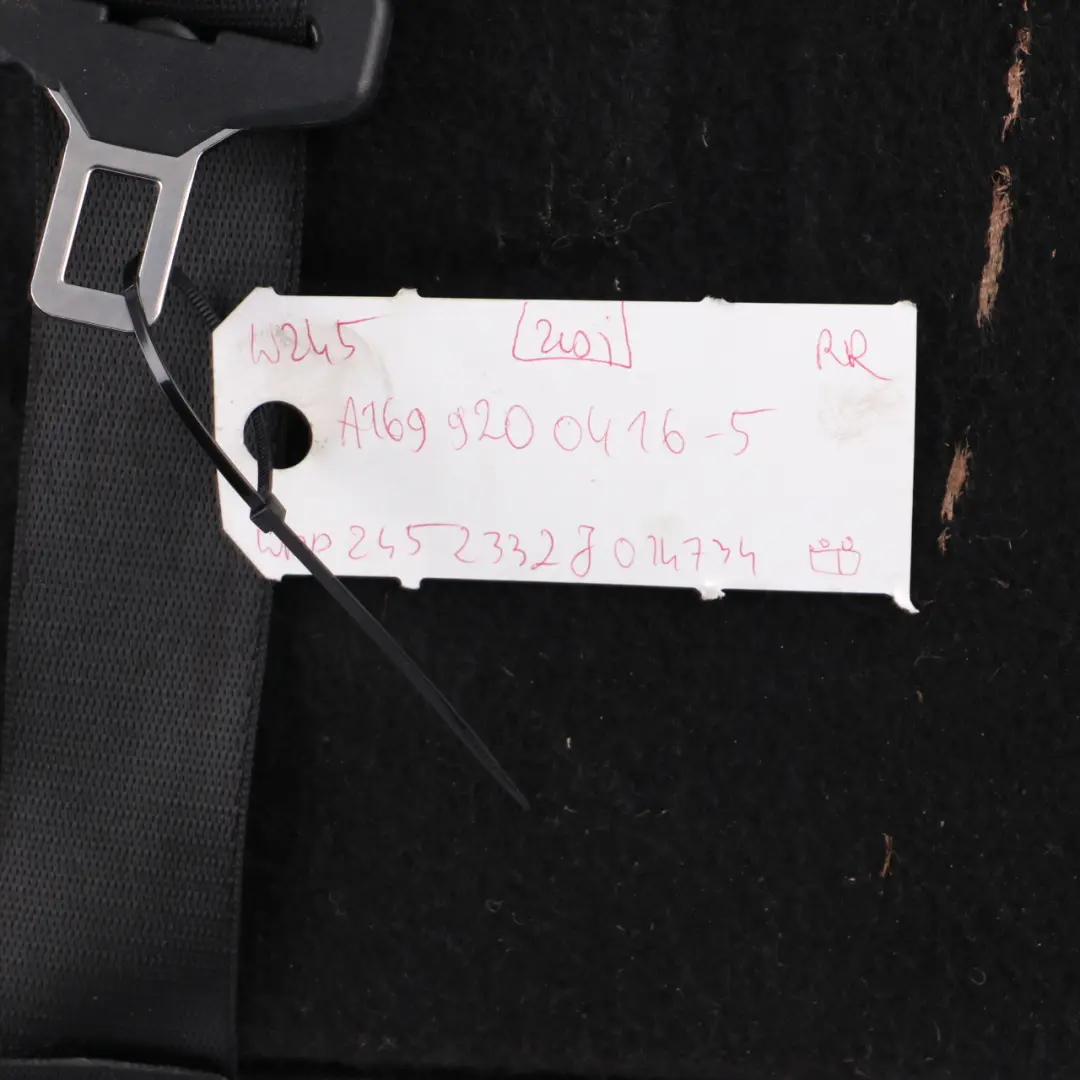 Backrest Rear Right Seat O/S Back Cover Leather Nappa to Mercedes W169 W245 with Part number A1699200416 Mercedes W169 W245 Backrest Rear Right Seat O/S Back Cover Leather Nappa - SKU A1699200416-5 - Part number A1699200416