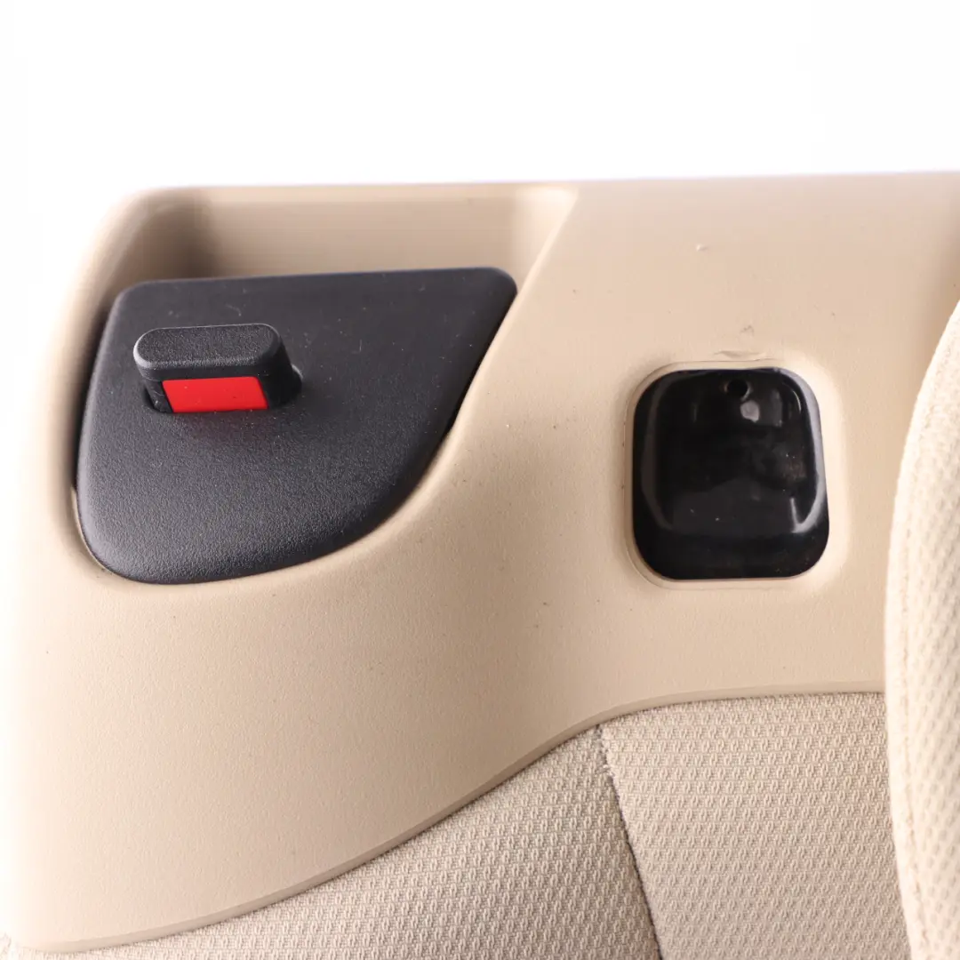 Backrest Rear Right Seat O/S Back Cover Cloth Fabric Beige to Mercedes W169 W245 with Part number A1699200416 Mercedes W169 W245 Backrest Rear Right Seat O/S Back Cover Cloth Fabric Beige - SKU A1699200416-6 - Part number A1699200416