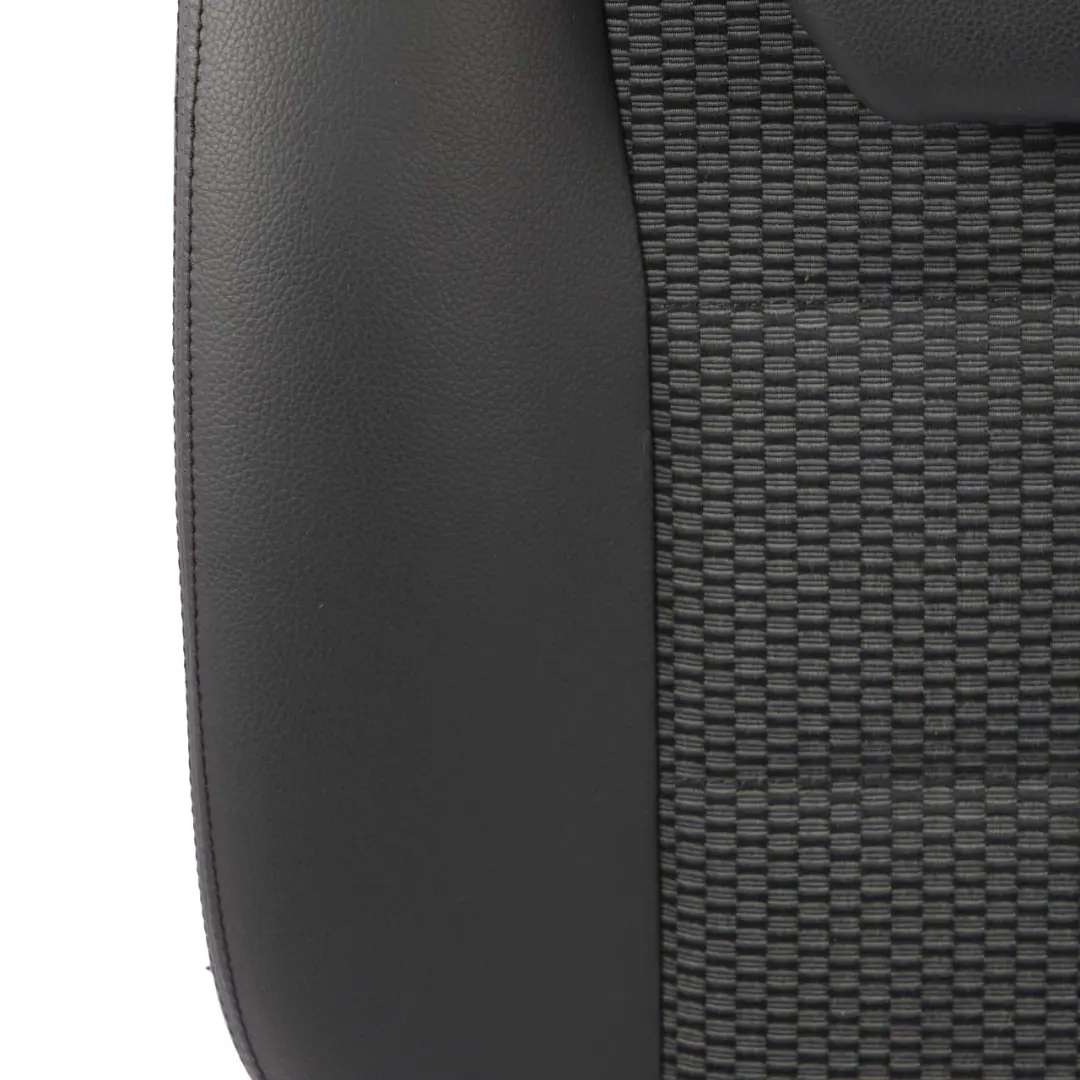 Mercedes W169 Respaldo Asiento Trasero Derecho Tela Cuero Negro Antracita - SKU A1699200416 - Número de pieza A1699200416