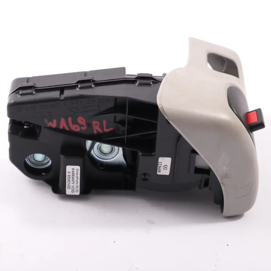  Bloqueo respaldo Mercedes W169 Asiento trasero abatible izquierda Tirador - SKU A1699200972 - Número de pieza A1699200972