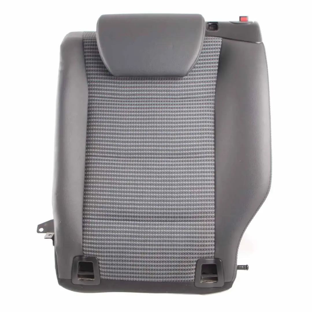 Backrest Rear Left N/S Seat Covering Cloth Leather Black to Mercedes W169 W245 Seat with Part number A1699201147 Mercedes W169 W245 Seat Backrest Rear Left N/S Seat Covering Cloth Leather Black - SKU A1699201147 - Part number A1699201147