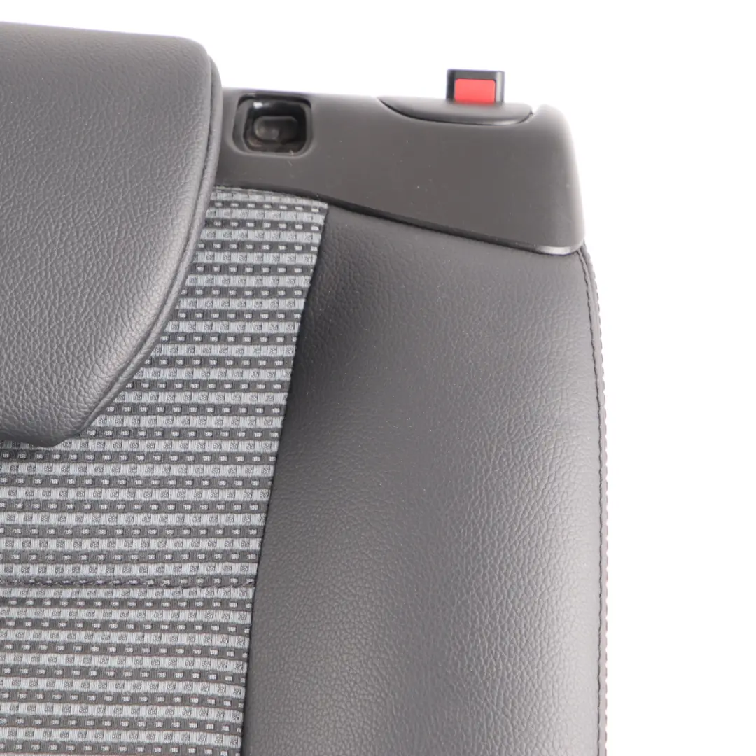 Backrest Rear Left N/S Seat Covering Cloth Leather Black to Mercedes W169 W245 Seat with Part number A1699201147 Mercedes W169 W245 Seat Backrest Rear Left N/S Seat Covering Cloth Leather Black - SKU A1699201147 - Part number A1699201147