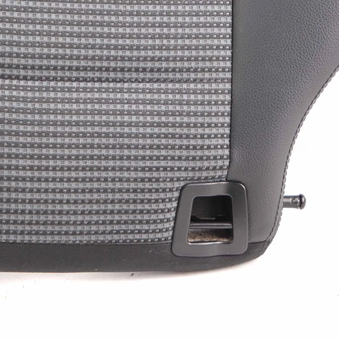 Backrest Rear Left N/S Seat Covering Cloth Leather Black to Mercedes W169 W245 Seat with Part number A1699201147 Mercedes W169 W245 Seat Backrest Rear Left N/S Seat Covering Cloth Leather Black - SKU A1699201147 - Part number A1699201147