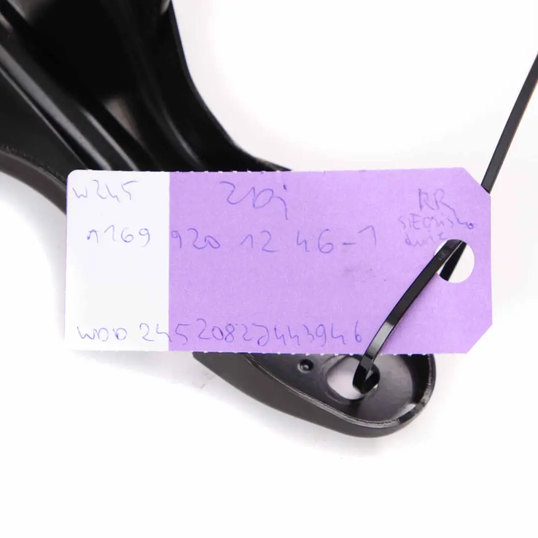 Mercedes W169 W245 Cojín Asiento Trasero Derecho Banqueta Funda Cuero Negro - SKU A1699201246-1 - Número de pieza A1699201246
