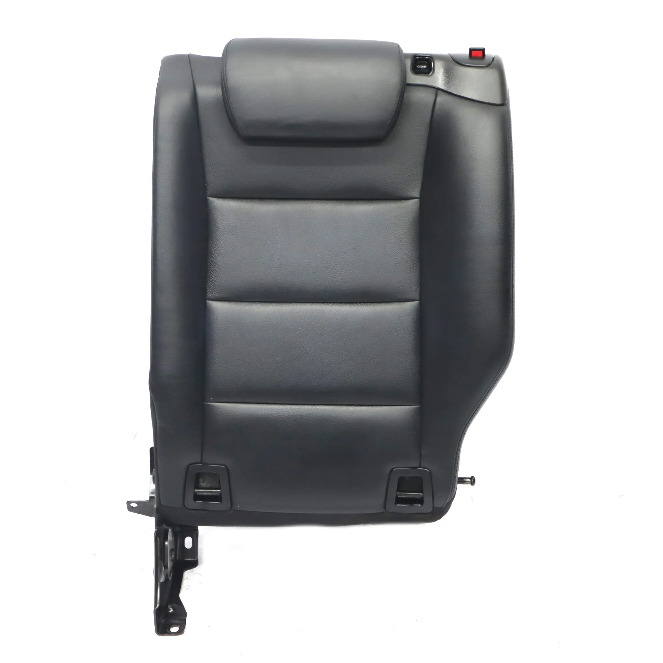 Mercedes W245 Seat Backrest Rear Left N/S Covering Leather Nappa Black