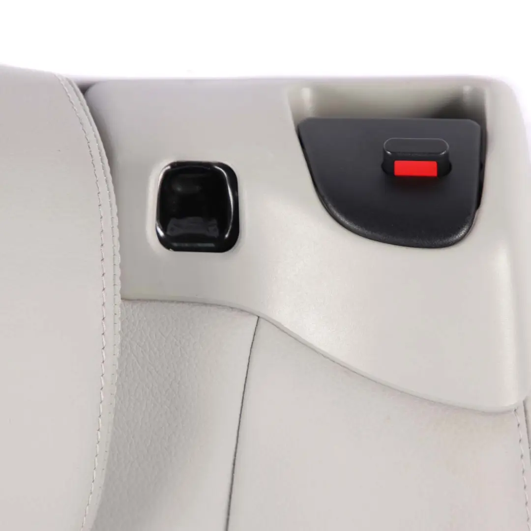 Mercedes W245 Seat Backrest Rear Left N/S Covering Leather Nappa Grey - SKU A1699201547 - Part number A1699201547