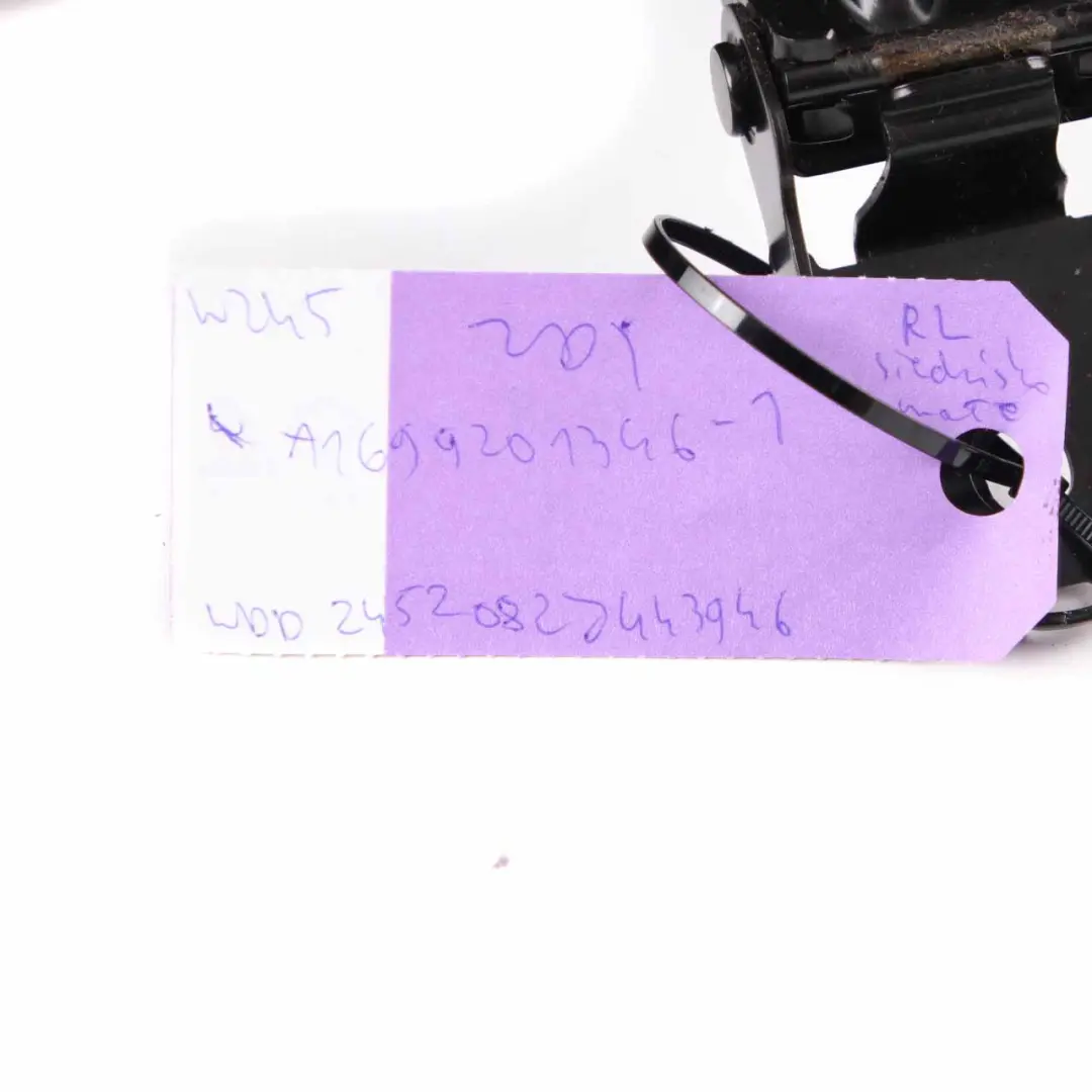 Siedzisko Tylnej kanapy Lewe Skórzana Nappa Czarna do Mercedes W245 o numerze A1699201346 Mercedes W245 Siedzisko Tylnej kanapy Lewe Skórzana Nappa Czarna - SKU A1699201346 - Numer Części A1699201346