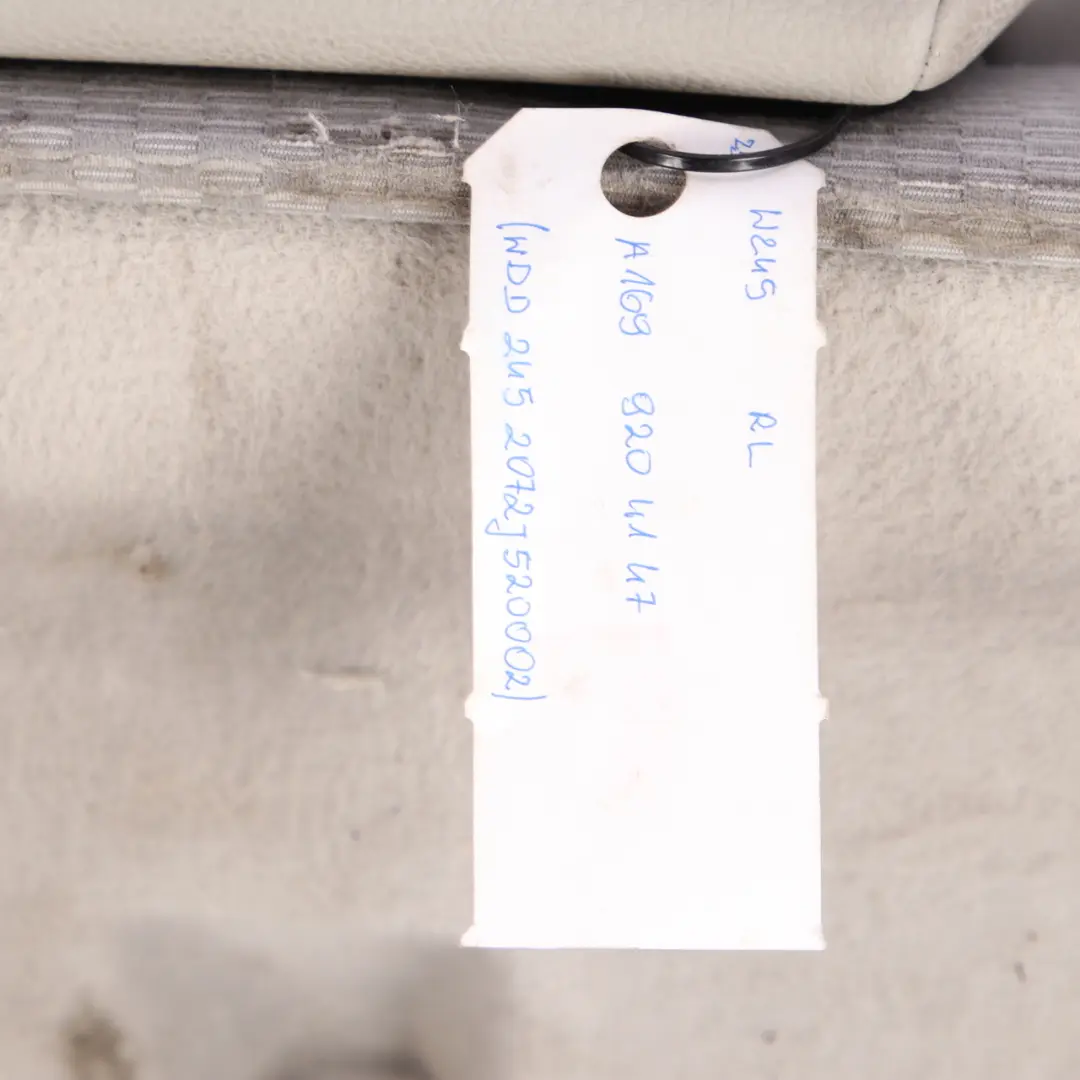 Backrest Rear Left N/S Seat Covering Cloth Leather Grey to Mercedes W169 W245 Seat with Part number A1699204147 Mercedes W169 W245 Seat Backrest Rear Left N/S Seat Covering Cloth Leather Grey - SKU A1699204147 - Part number A1699204147