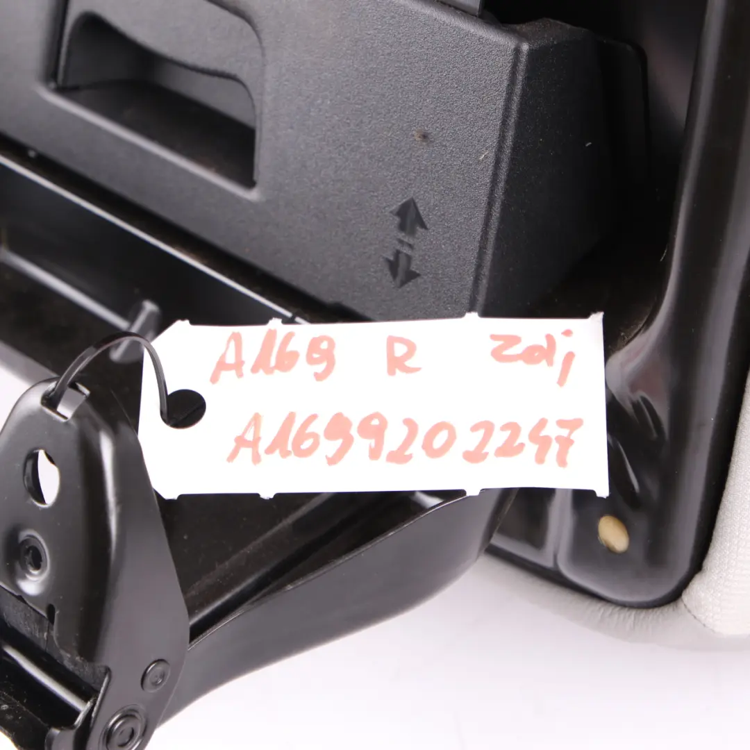 Cushion Left N/S Bench Cover Leather Grey to Mercedes W169 W245 Rear Seat with Part number A1699204746 Mercedes W169 W245 Rear Seat Cushion Left N/S Bench Cover Leather Grey - SKU A1699204746-1 - Part number A1699204746