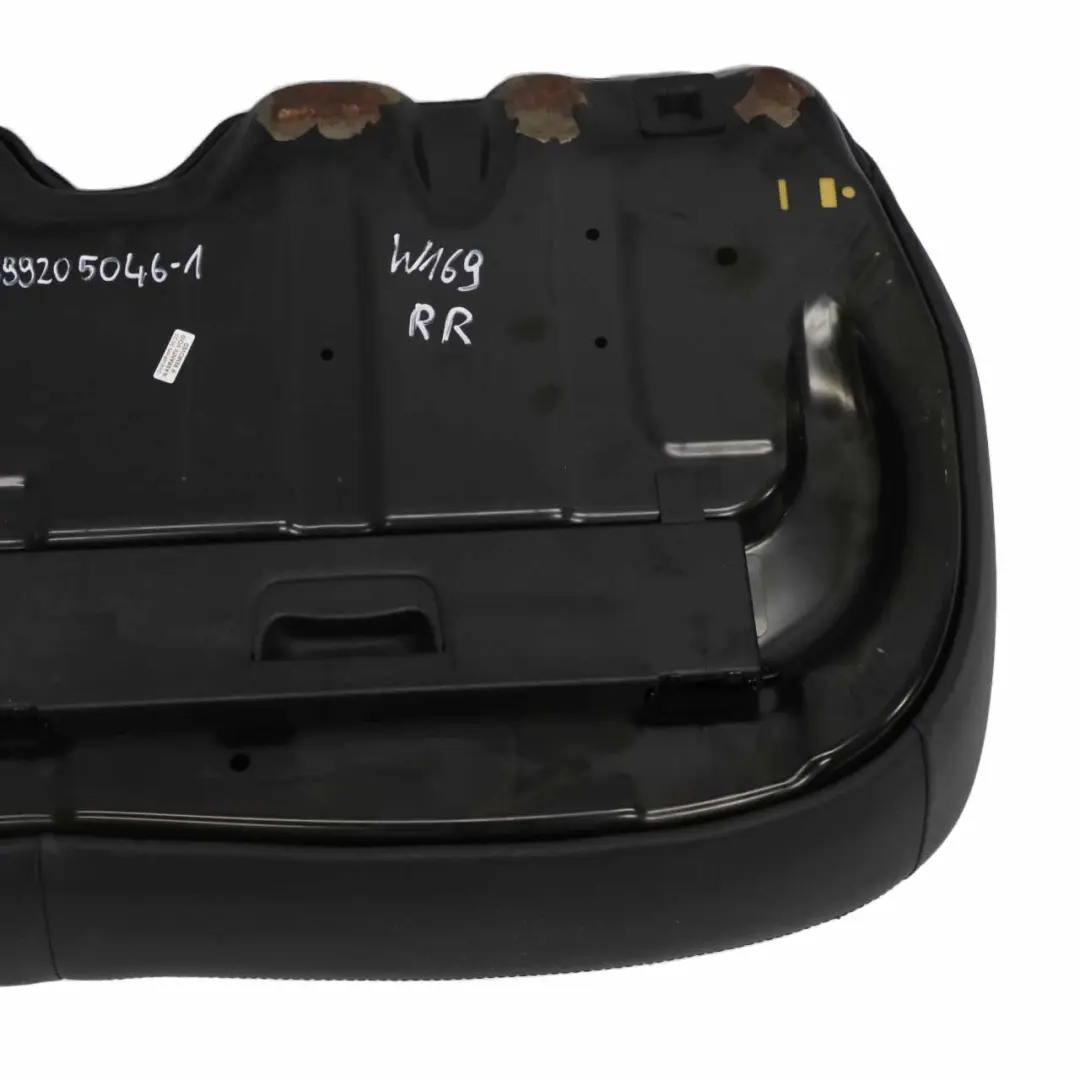 Mercedes W169 Asiento Trasero Derecho Cojín Funda Tela Negro Antracita - SKU A1699205046-1 - Número de pieza A1699205046