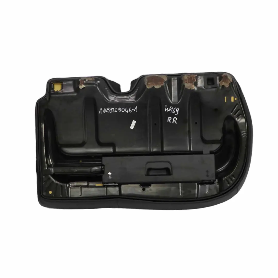 Mercedes W169 Asiento Trasero Derecho Cojín Funda Tela Negro Antracita - SKU A1699205046-1 - Número de pieza A1699205046