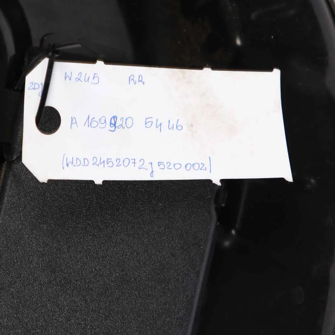 Mercedes W169 Seat Cover Rear Right O/S Cushion Cloth Leather Combination Grey - SKU A1699205446-1 - Part number A1699205446
