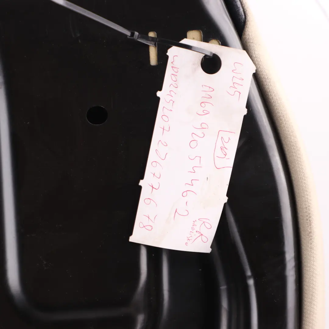 Right O/S Cushion Cloth Leather Combination Beige to Mercedes W169 Seat Cover Rear with Part number A1699205446 Mercedes W169 Seat Cover Rear Right O/S Cushion Cloth Leather Combination Beige - SKU A1699205446-2 - Part number A1699205446