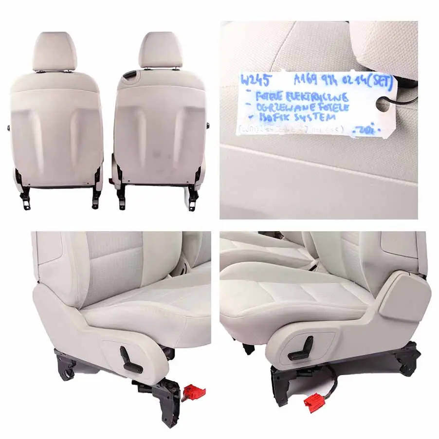 Seats Mercedes W245 Heated Electrically Oriongrau Cloth Seat Comfort Package to with Part number A1699240214 Seats Mercedes W245 Heated Electrically Oriongrau Cloth Seat Comfort Package - SKU A1699240214-1 - Part number A1699240214