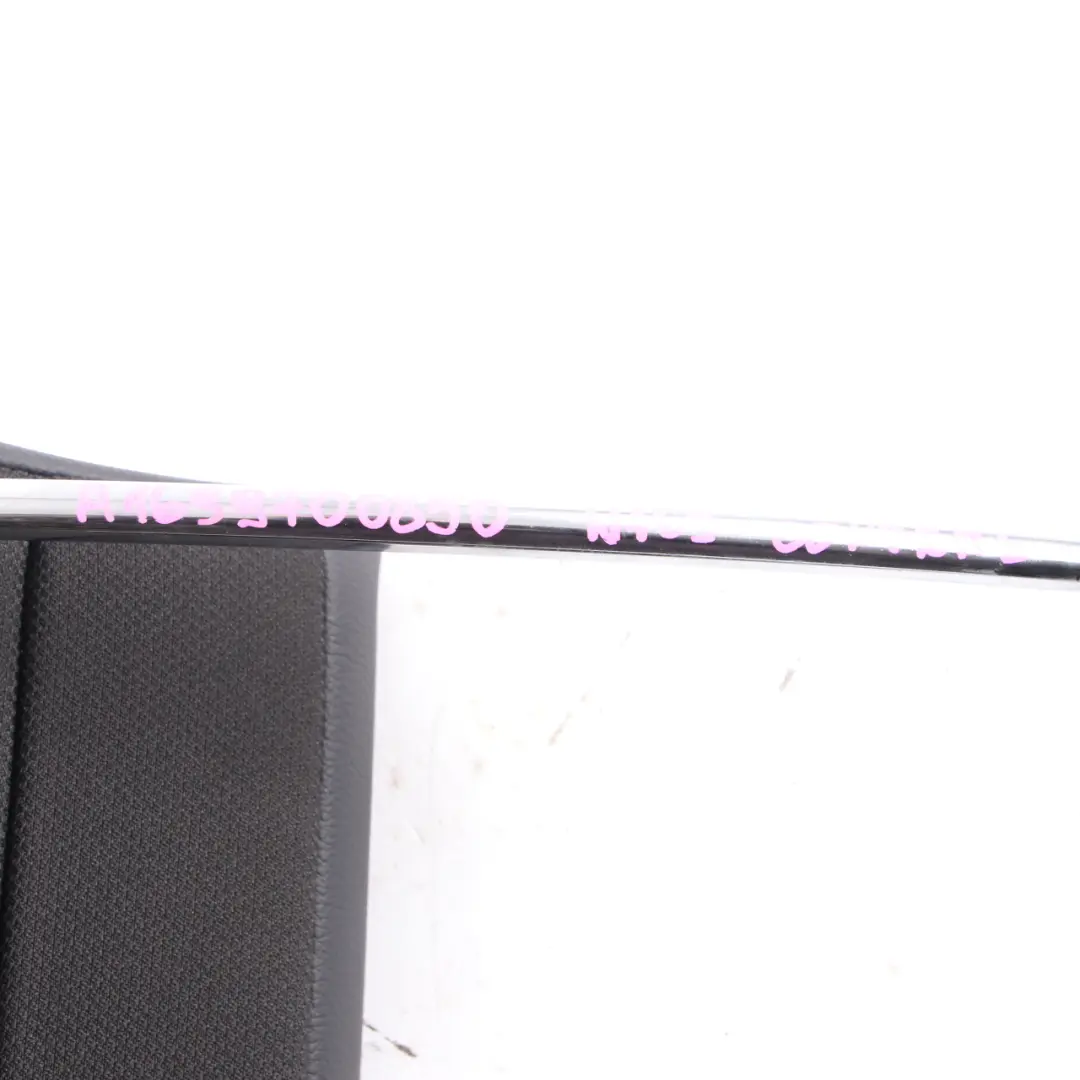 Mercedes W169 W245 Poggiatesta Sedile Posteriore Centrale Imitazione Pelle Nero - SKU A1699700850 - Numero di parte A1699700850