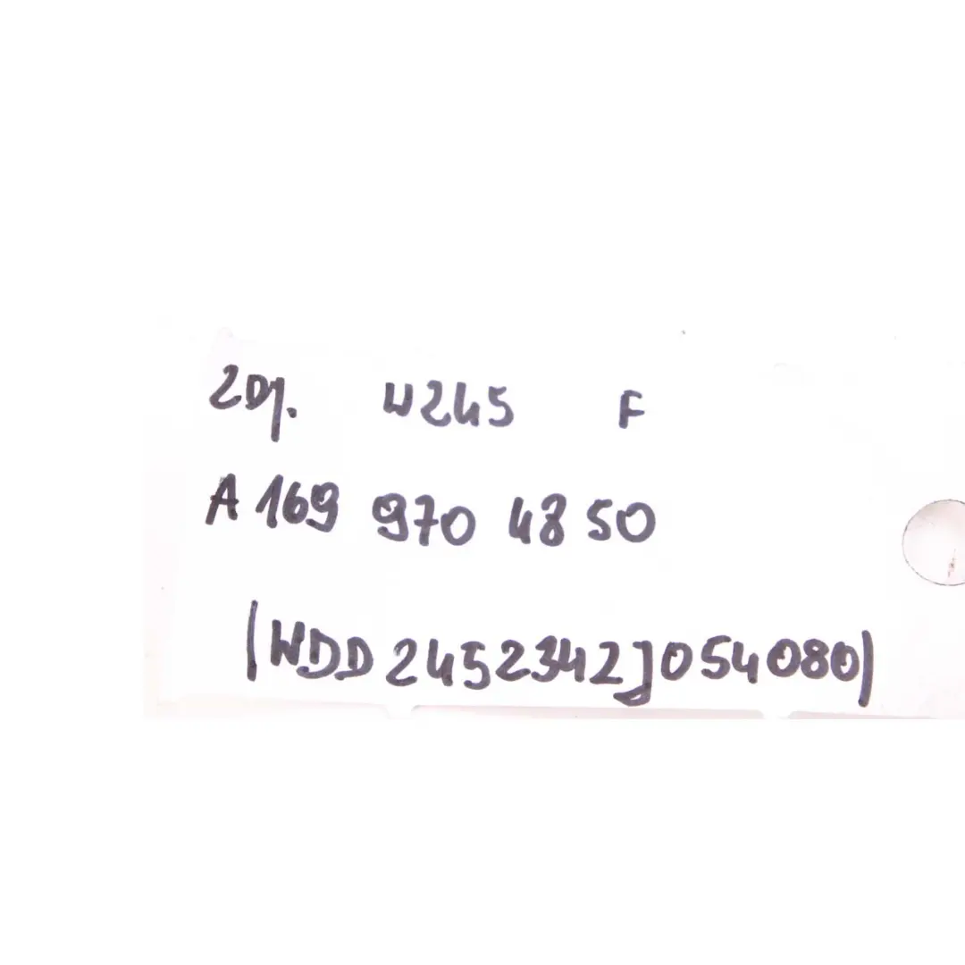 Mercedes-Benz W169 W245 Front Left Right Seat N/O/S Black Cloth Leather Headrest to with Part number A1699704850 Mercedes-Benz W169 W245 Front Left Right Seat N/O/S Black Cloth Leather Headrest - SKU A1699704850 - Part number A1699704850